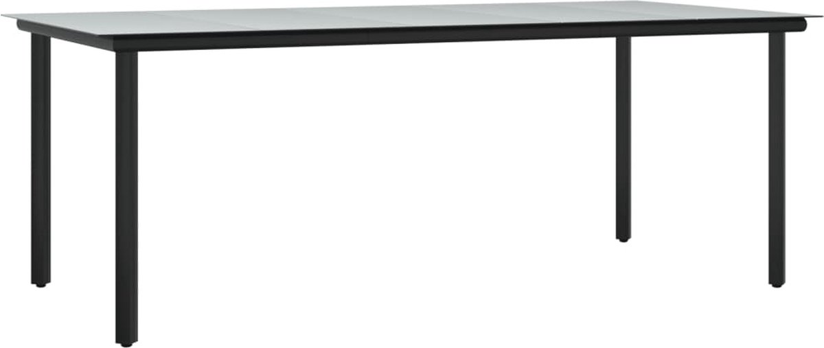 Vidaxl 9-delige Tuinset Met Kussens Poly Rattan Zwart En - Grijs