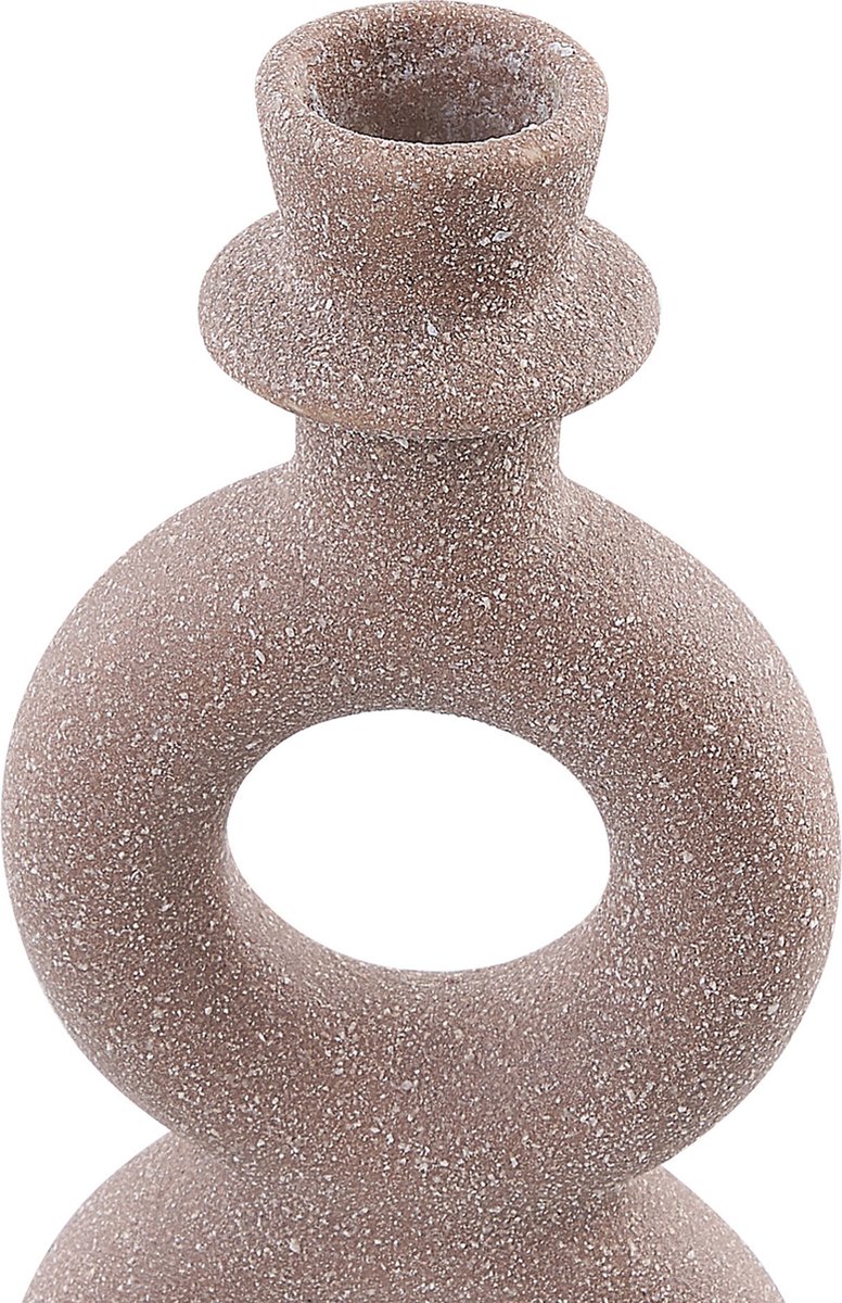 Beliani Naousa - Kandelaar--keramiek - Beige