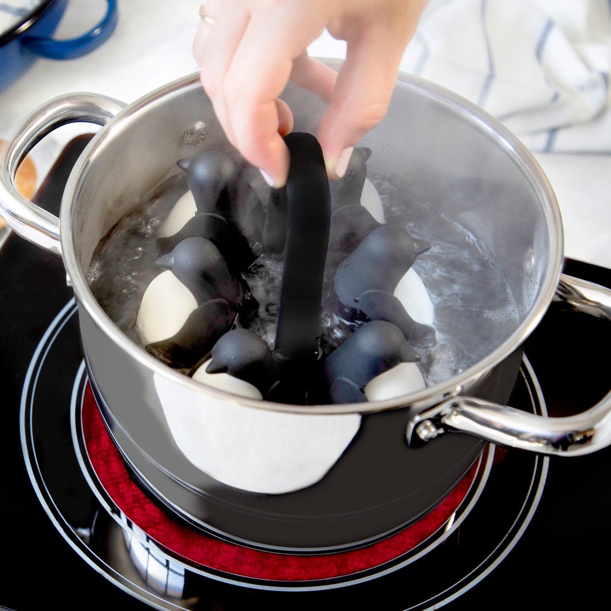 Peleg Design Eierhouder Egguins - Zwart