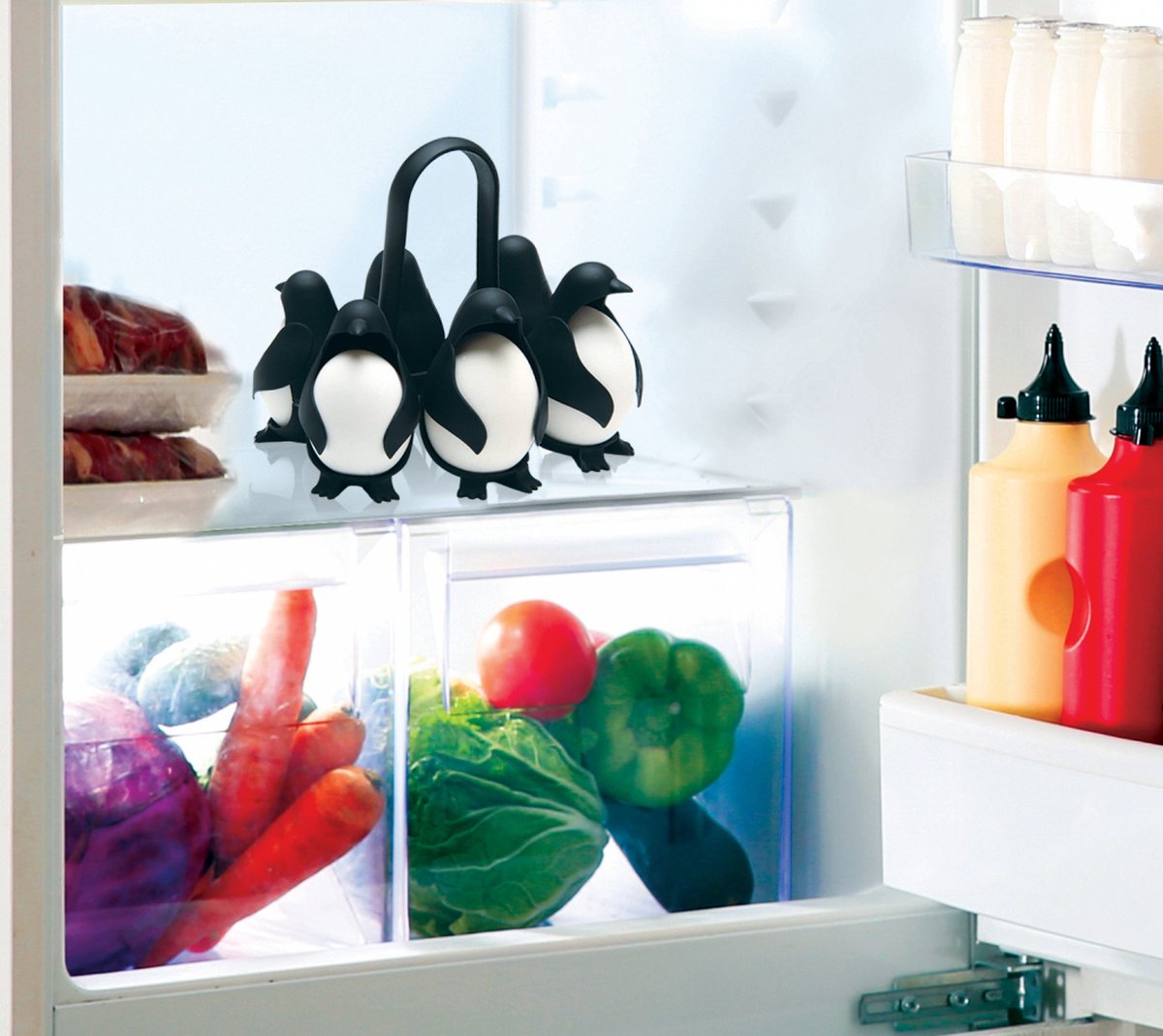 Peleg Design Eierhouder Egguins - Zwart