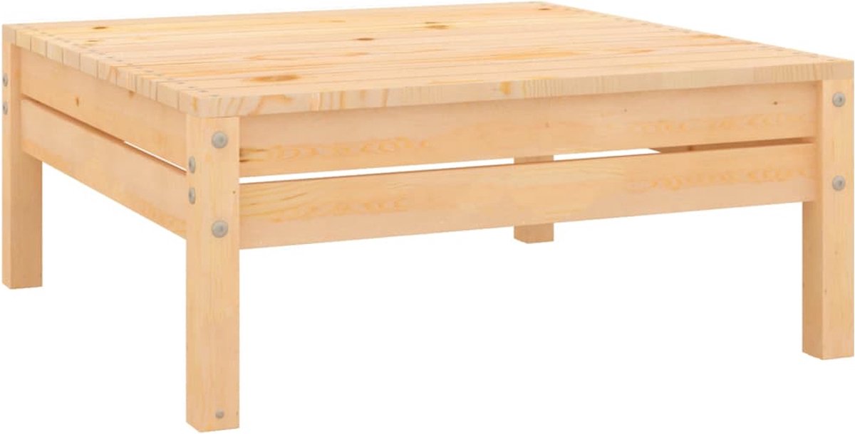 Vidaxl 7-delige Loungeset Massief Grenenhout - Bruin