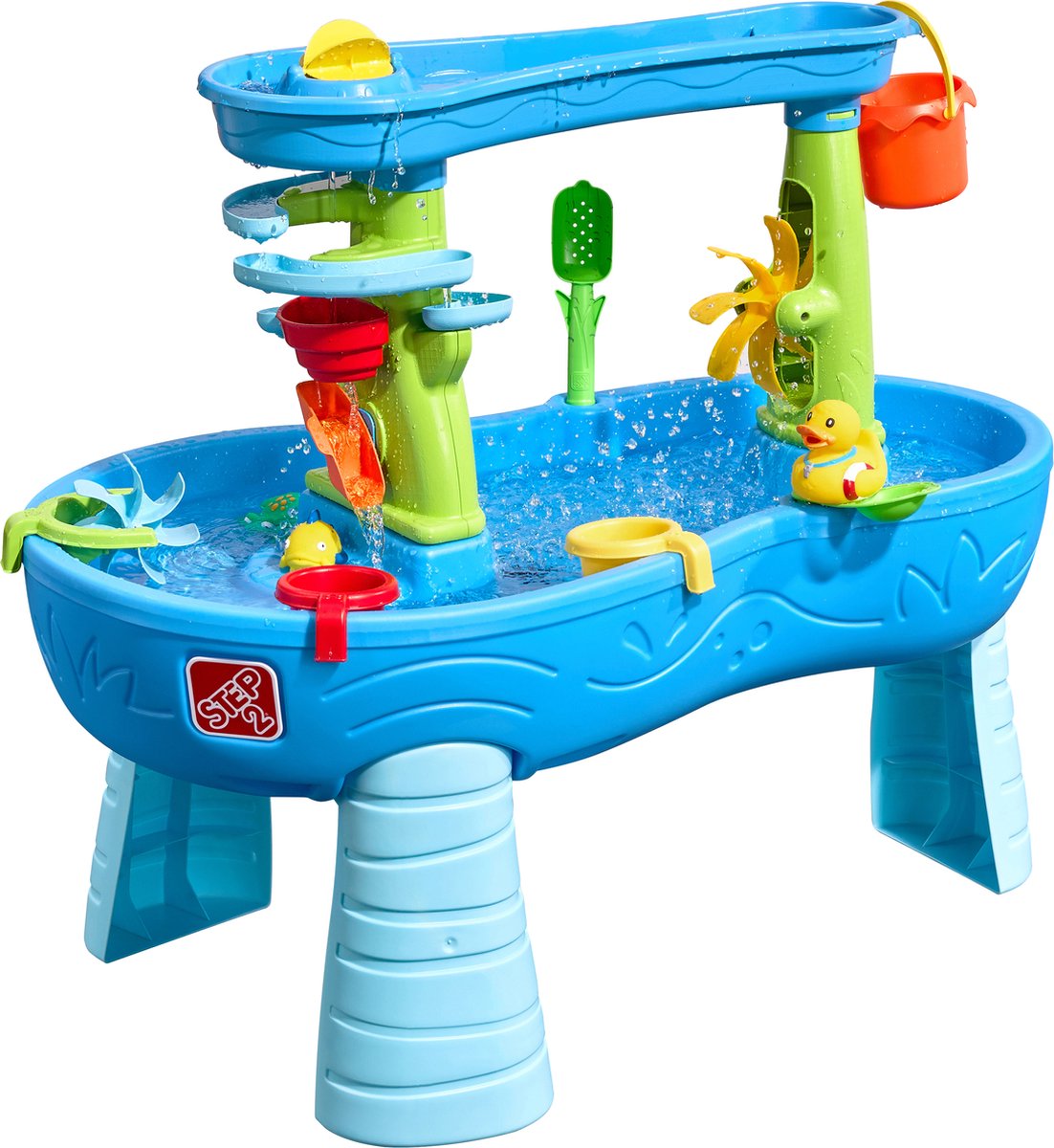 Step2 Double Showers Watertafel Met 11-delige Accessoireset Waterspeelgoed Voor Kind