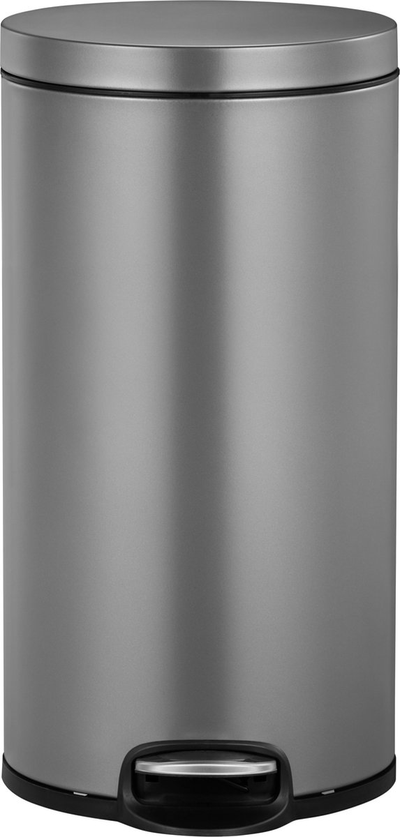 Eko Pedaalemmer Serene 30 L Platinakleurig - Grijs