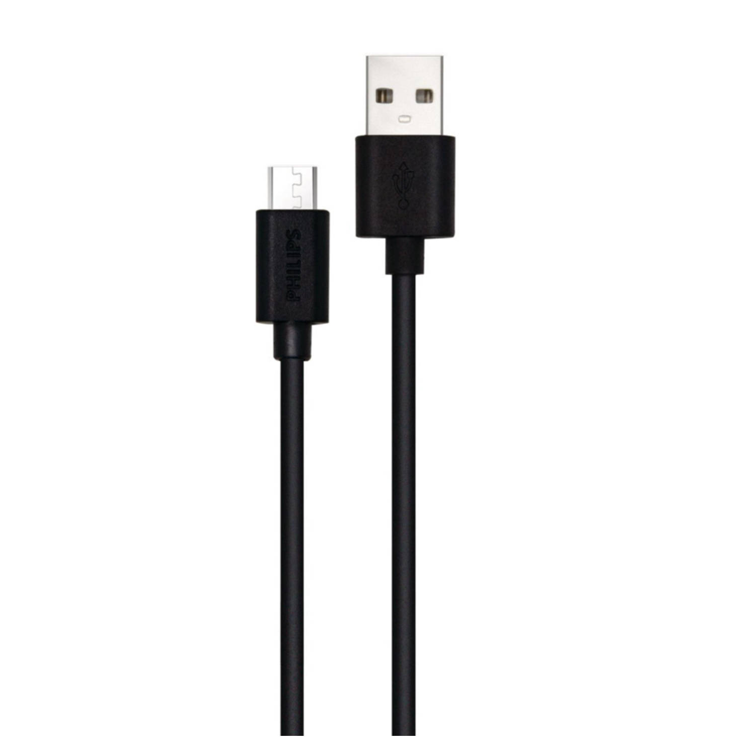 Philips Usb A Micro Usb Kabel - 1,2 M - Zwart