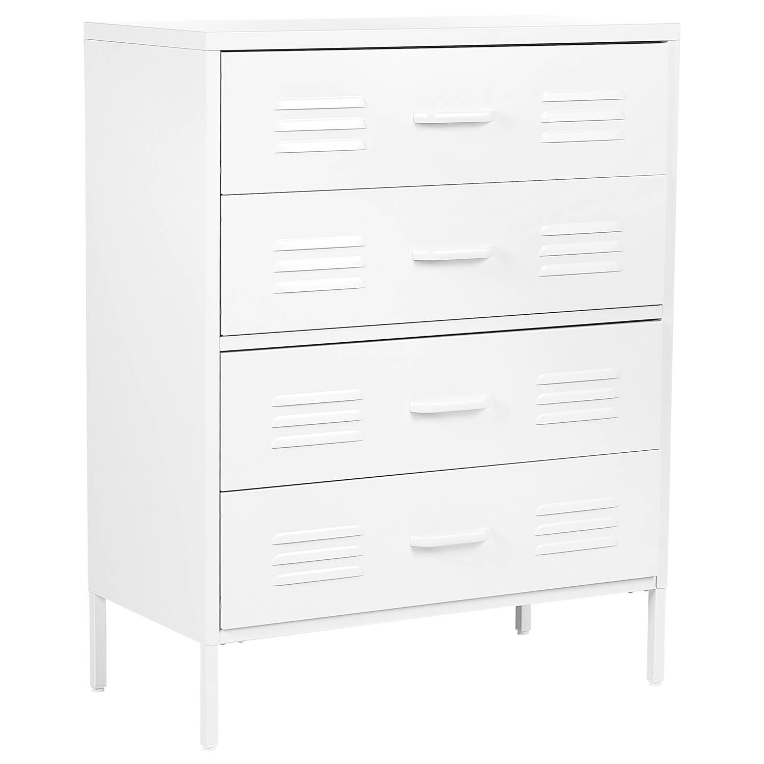 Beliani Enago - Commode-wit-staal