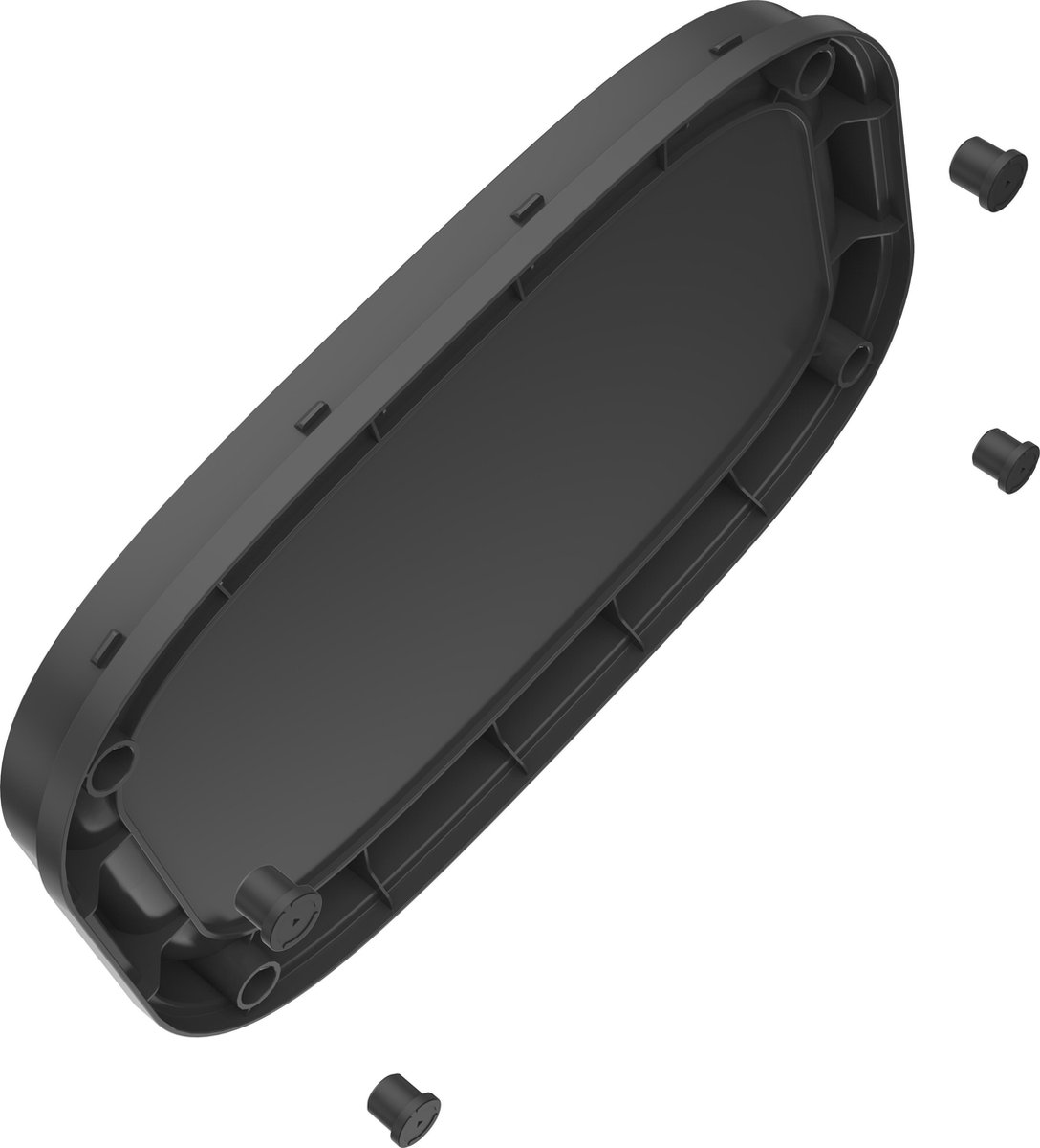 Eko Afvalbak Oli-cube 2x20 L Matzilverkleurig - Silver