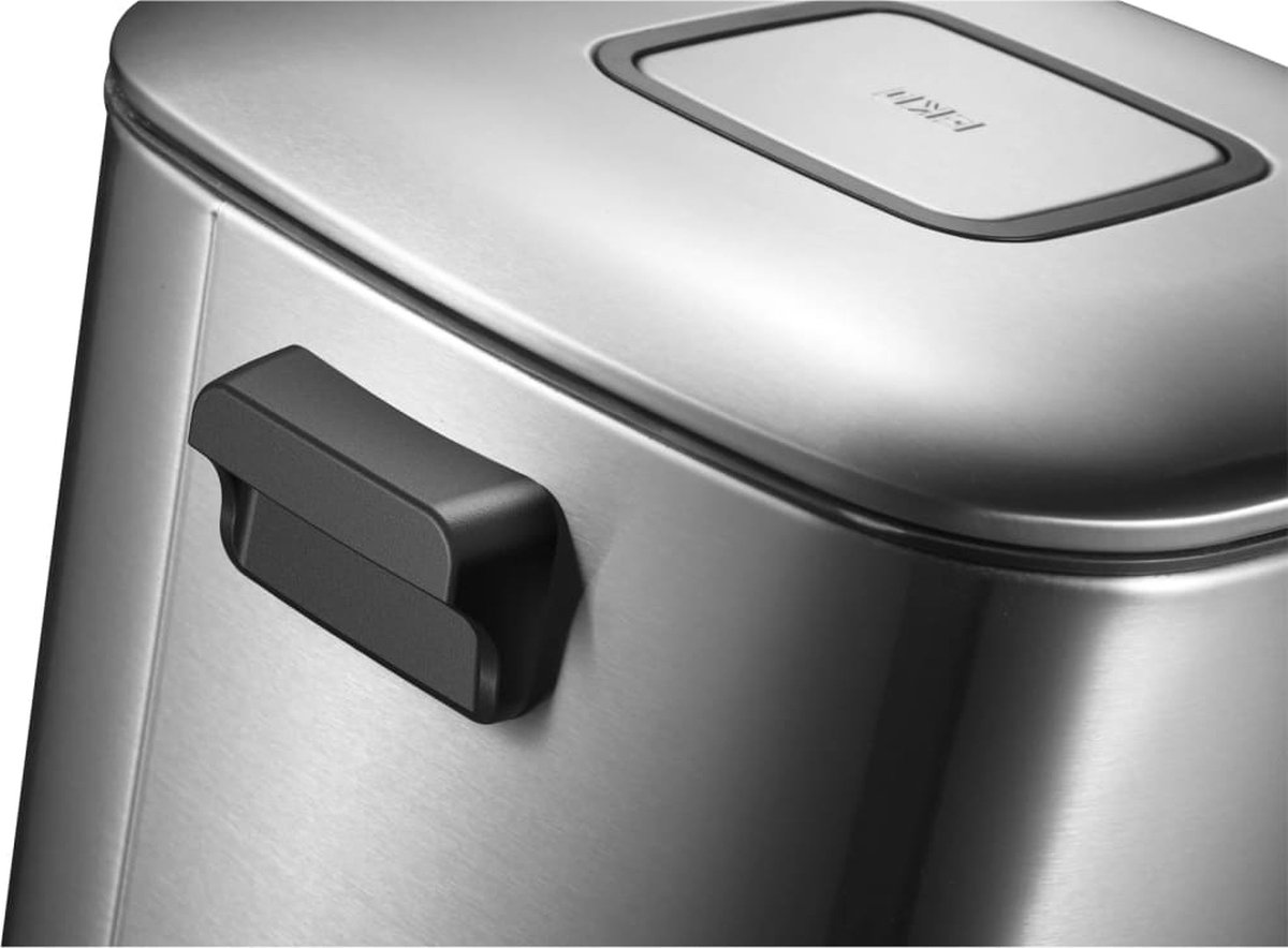 Eko Pedaalemmer Regent 20 L Matzilverkleurig - Silver