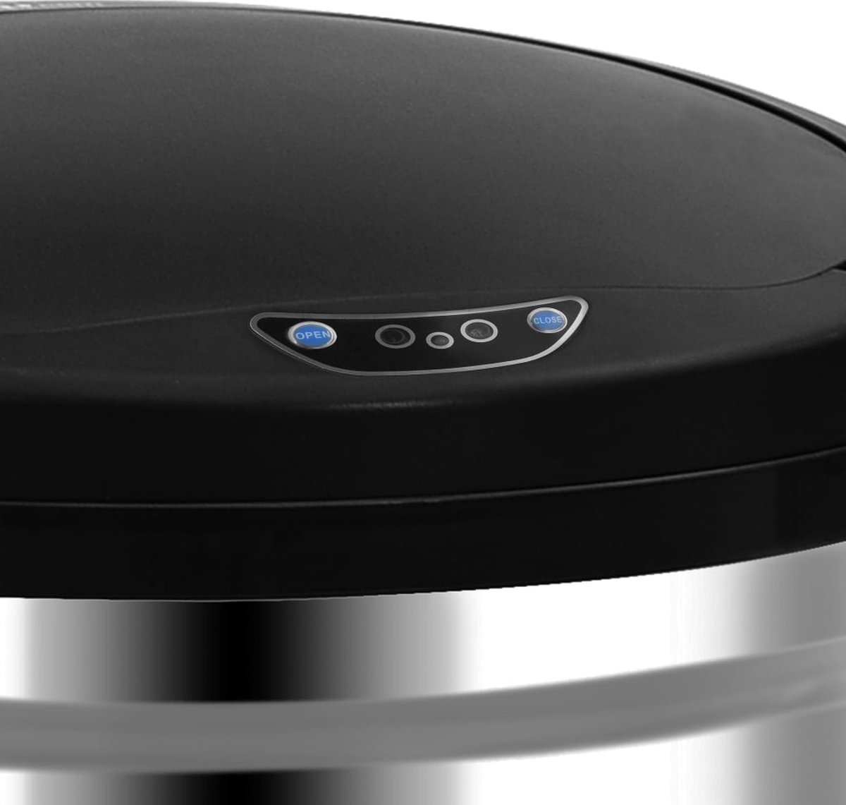 Vidaxl Prullenbak Met Automatische Sensor 60 L Roestvrij Staal - Silver