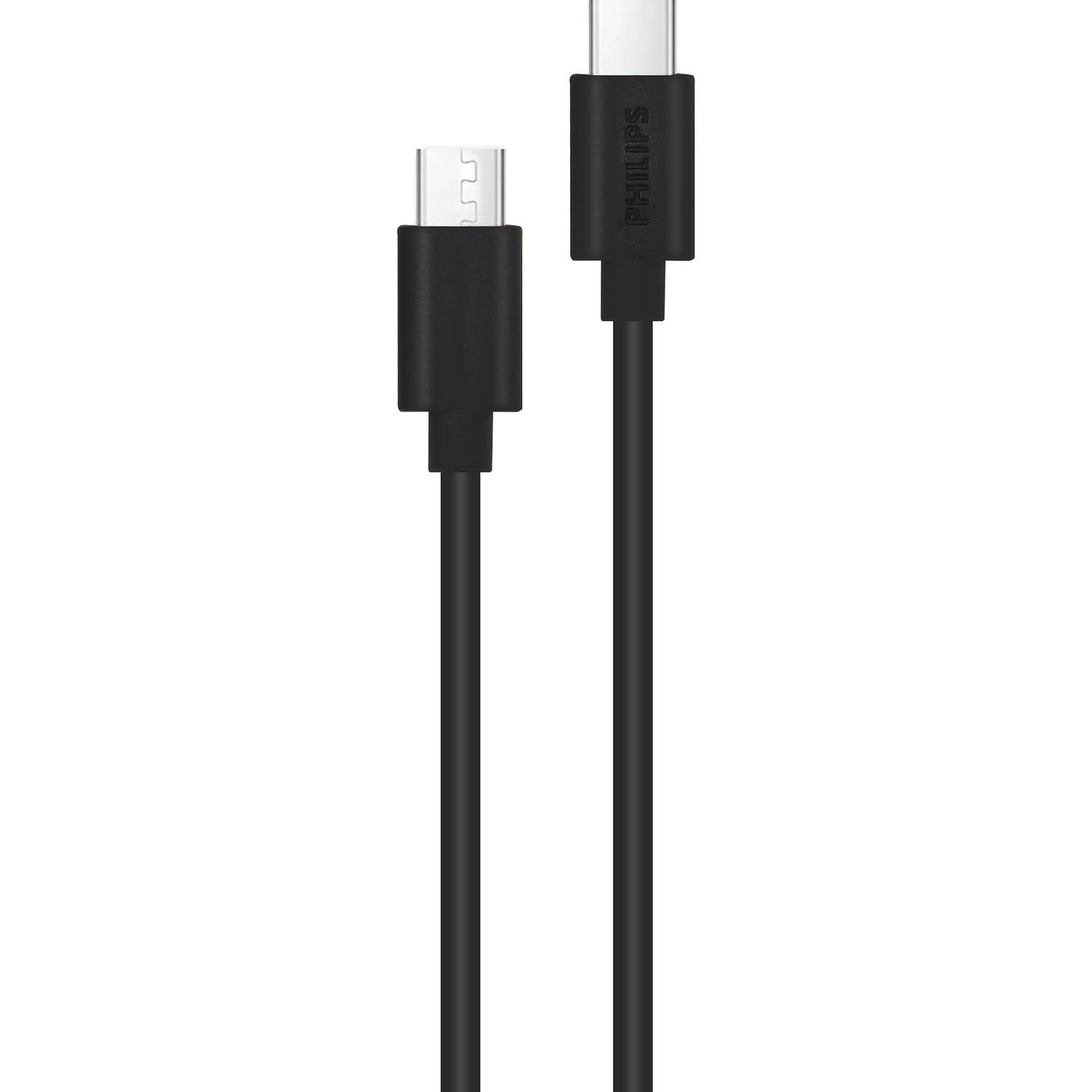 Philips - Usb-c Naar Usb-c Kabel - Dlc3104c/03 - 1.2 Meter Kabel - Reservekabel - Zwart