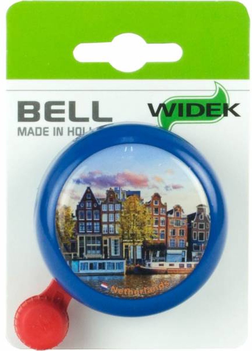 Widek Fietsbel Nederland Serie - Grachtenpand - Blauw