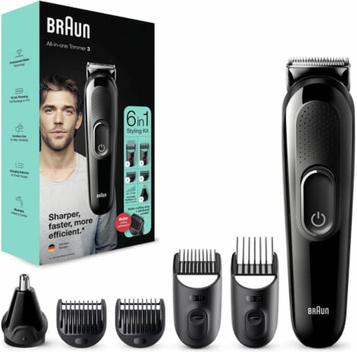 Braun Scheerapparaat Mgk3320 - Negro