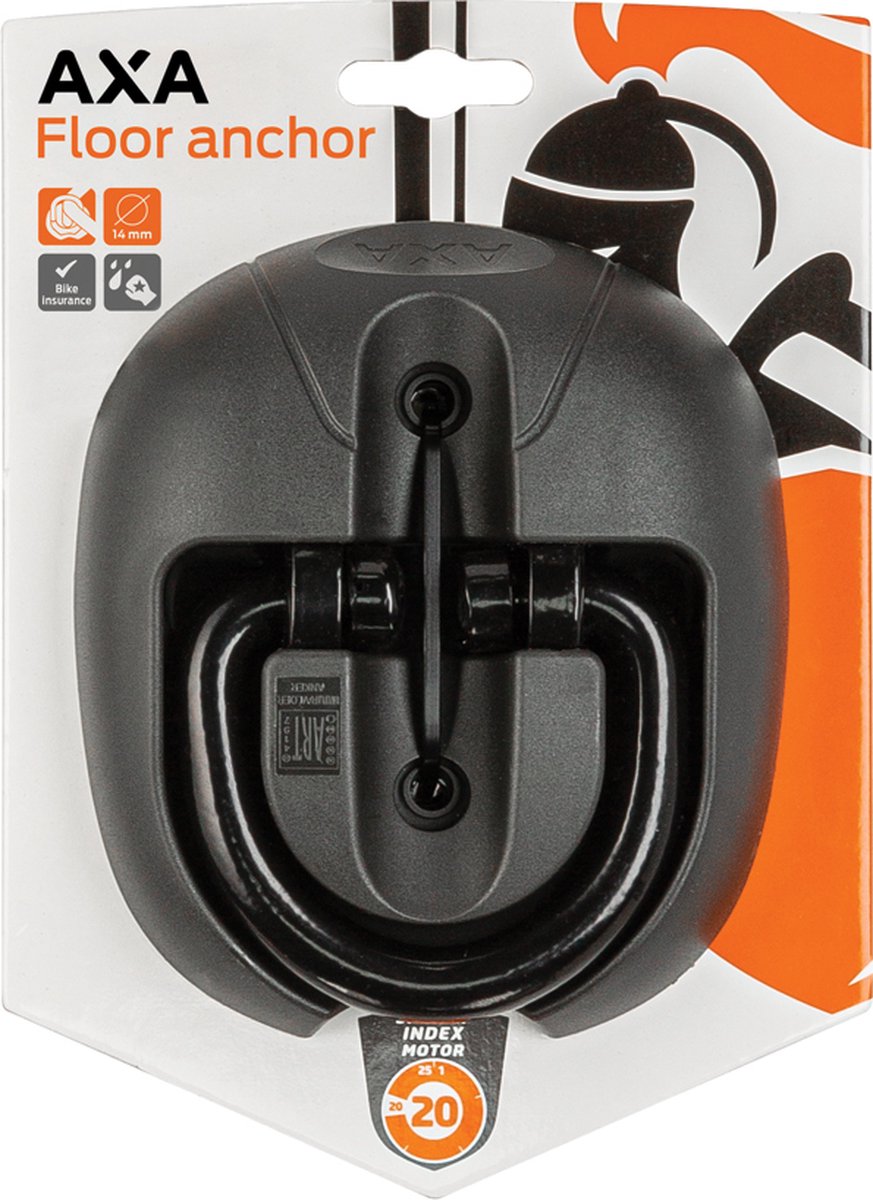 AXA Slot Muuranker 14mm Grijs **** - Zwart