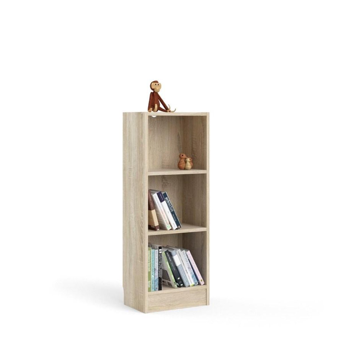 Base Kast A 2 Planken Eiken Decor. - Geel