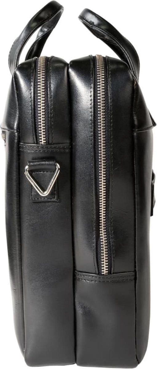 Exacompta Laptoptas Met 2 Vakken Exactive Leer - Zwart