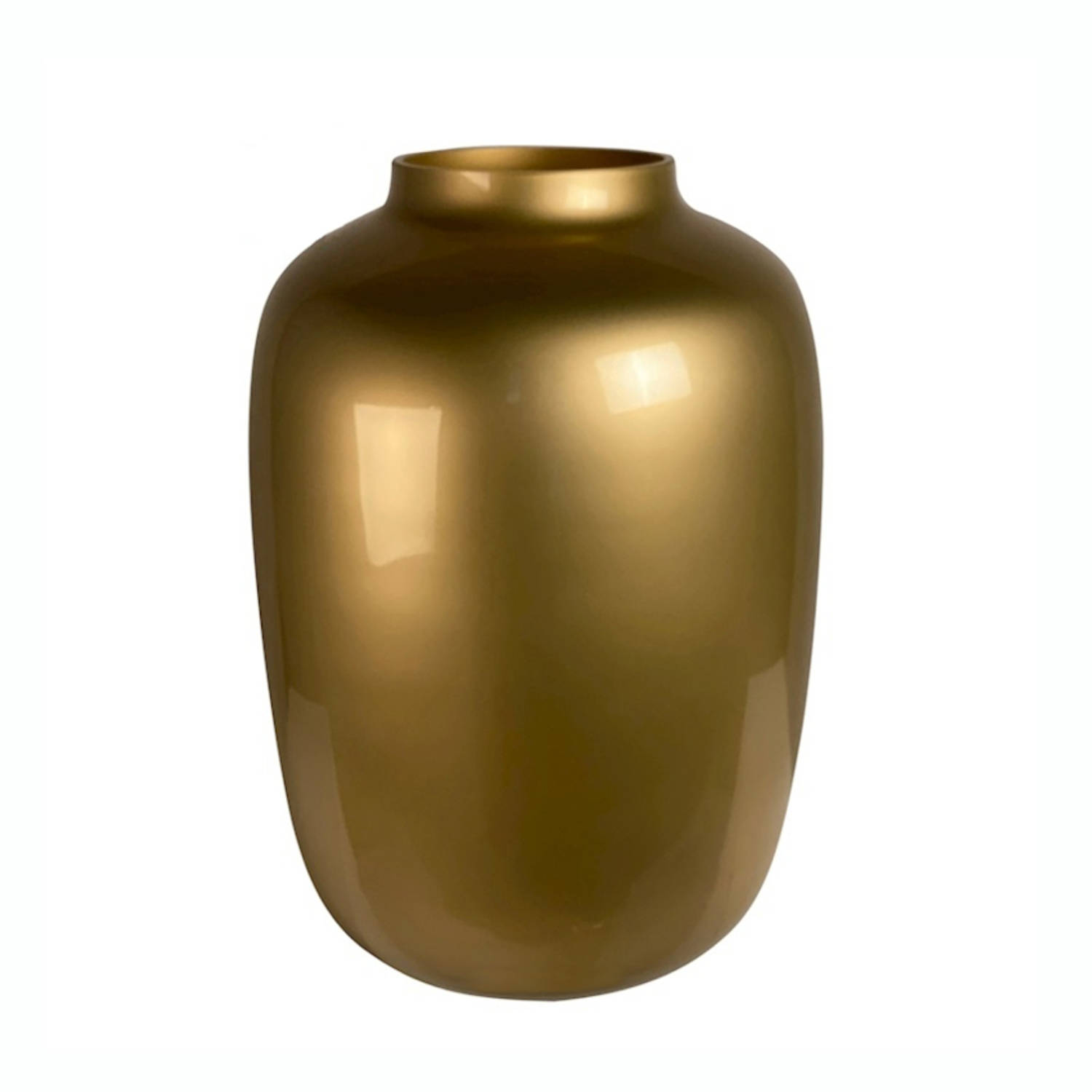 Casa Di Elturo Vaas Artic Gold Ø25 X H35 Cm - Goud