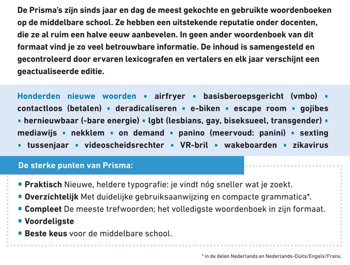 Prisma woordenboek Italiaans-Nederlands