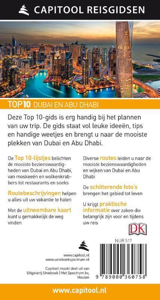 Capitool Reisgidsen Top 10 - Dubai en Abu Dhabi