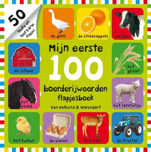 Top1Toys Mijn eerste 100 boerderijwoorden flapjesboek