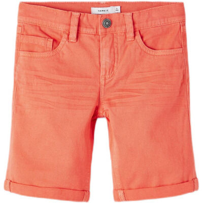 Name it - Bermuda De Niño Con Cintura Ajustable - Coral