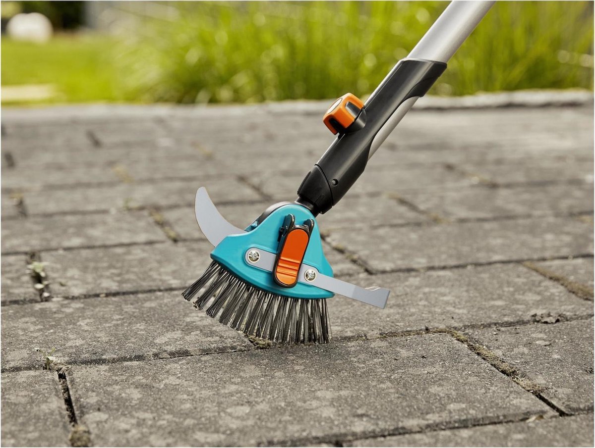 GARDENA Combisystem 3in1 Voegenreiniger - Onkruidstekers & -Krabbers - - Turquoise