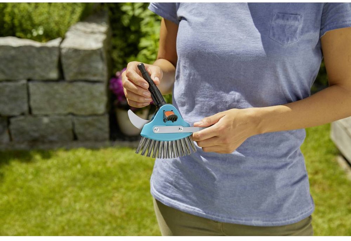 GARDENA Combisystem 3in1 Voegenreiniger - Onkruidstekers & -Krabbers - - Turquoise