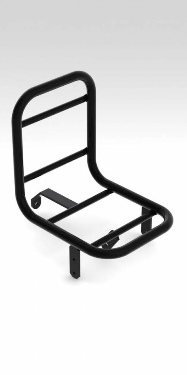 Steco voordrager V-brakemontage 20/28 inch staal mat - Zwart