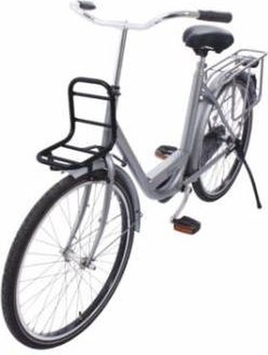 Steco voordrager V-brakemontage 20/28 inch staal mat - Zwart