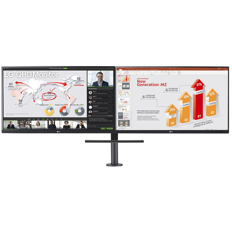 LG 27QP88DP-BS.AEU Ergo Dual 27 inch Monitor