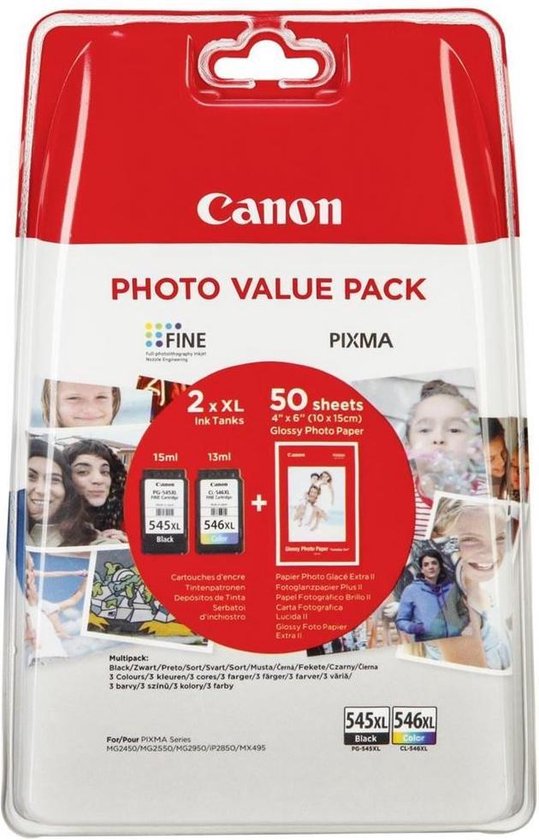 Canon PG-545XL/CL-546XL Value Pack