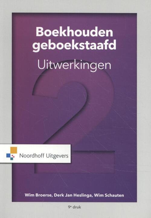 Noordhoff Boekhouden geboekstaafd 2