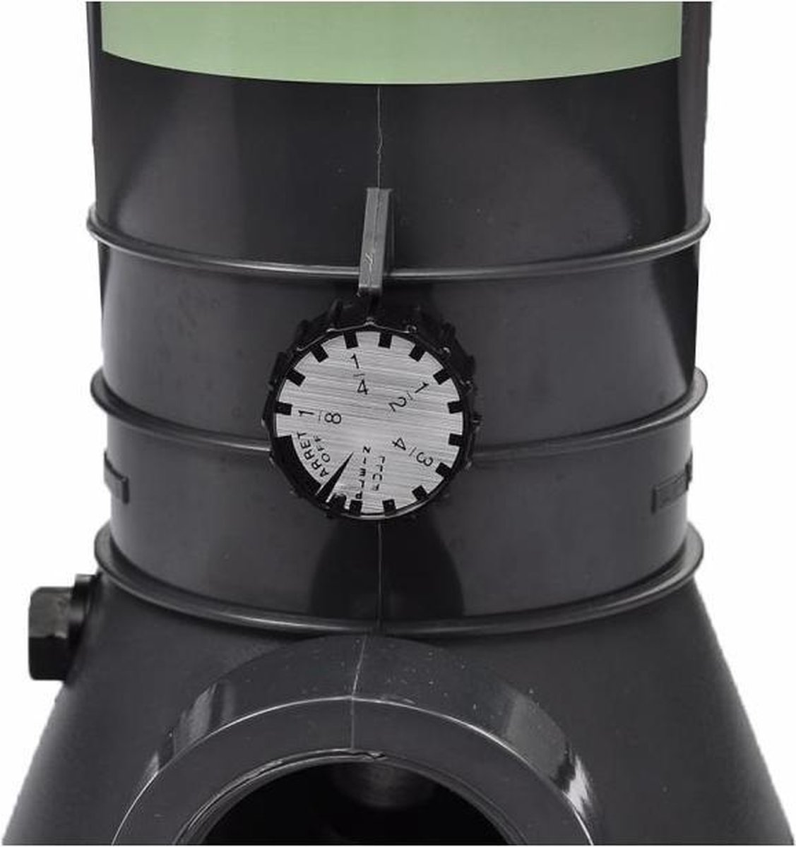 vidaXL Chloordispenser voor zwembad automatisch - Zwart