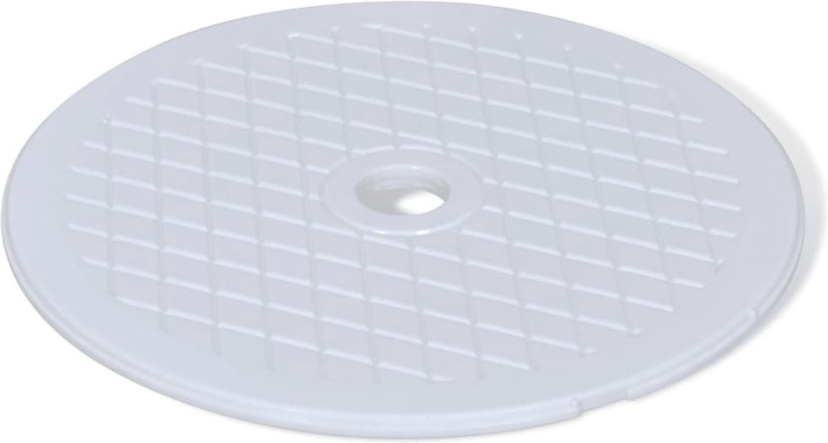 vidaXL 8-delige Zwembadskimmerset 21x25x30,5 cm - Zwart