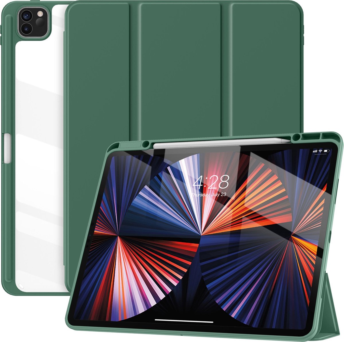 Solidenz Hybrid Hoes iPad Pro 12.9 inch - Groen