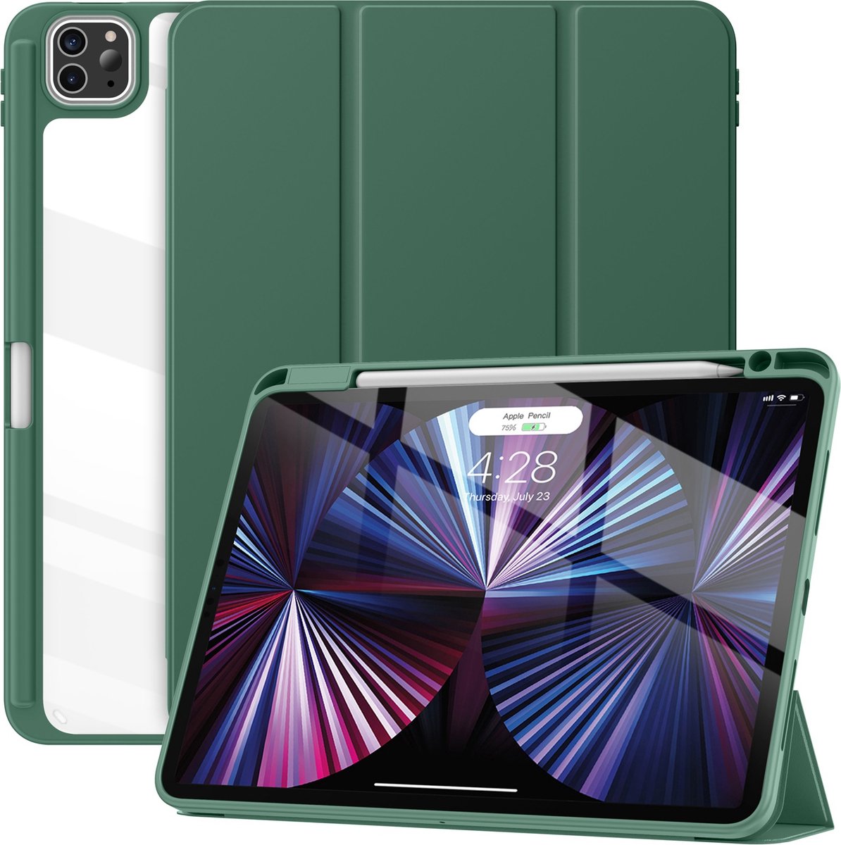 Solidenz Hybrid Hoes iPad Air 5 / Air 4 / iPad Pro 11 inch - Groen