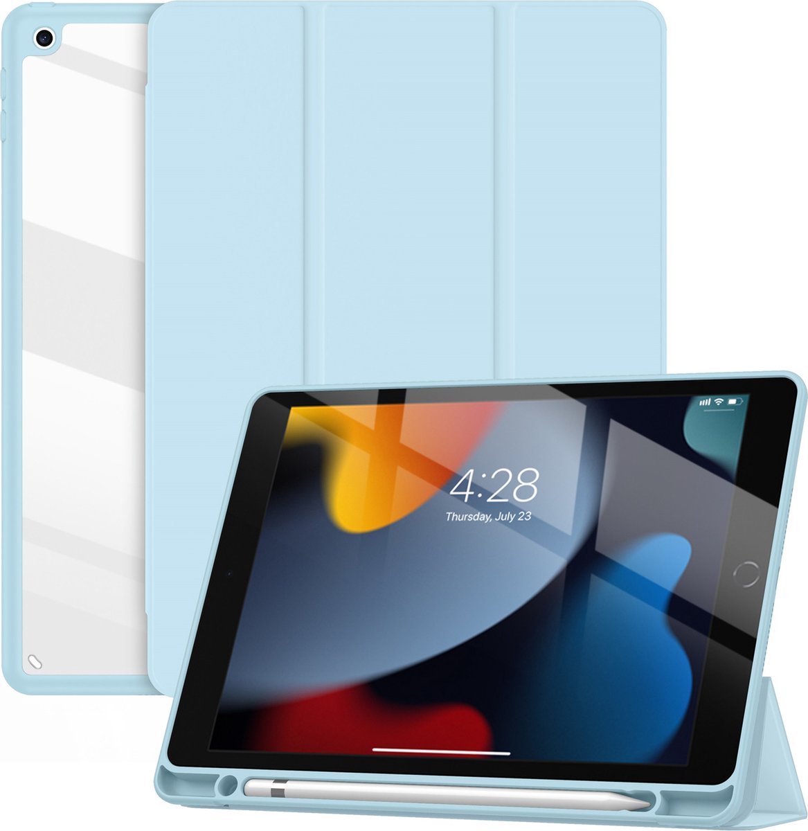 Solidenz Hybrid Hoes iPad 9 / iPad 8 / iPad 7 - 10.2 inch - Licht - Blauw