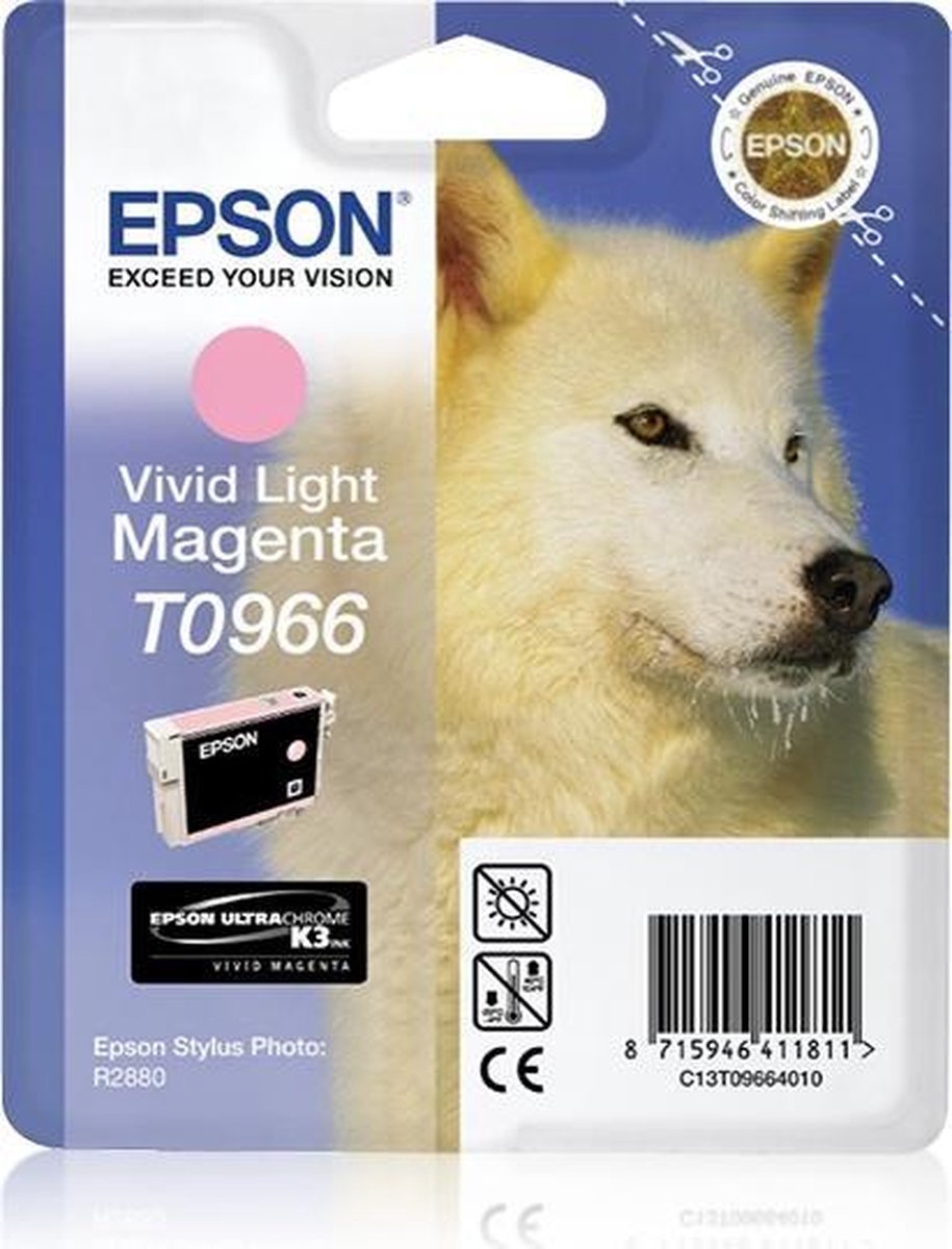 Epson T0966 - Inktcartridge / Licht - Magenta