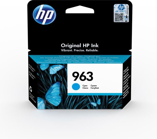 HP 963 Origineel Cyaan 1 stuk(s)