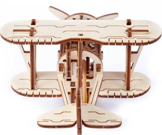 Wooden City Vliegtuig 3D puzzel