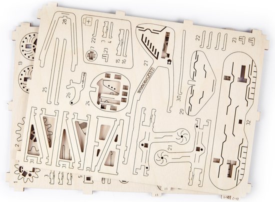 Wooden City Vliegtuig 3D puzzel