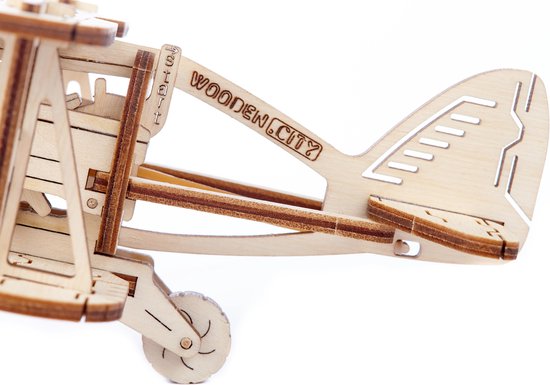 Wooden City Vliegtuig 3D puzzel