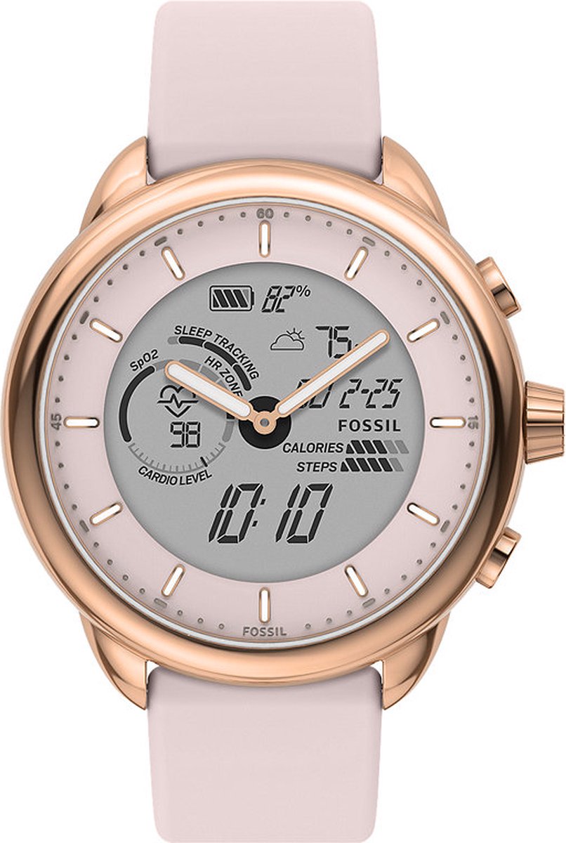 Fossil - Smartwatch Wellness Edition Gen 6 Hybrid FTW7083 De Silicona Nude