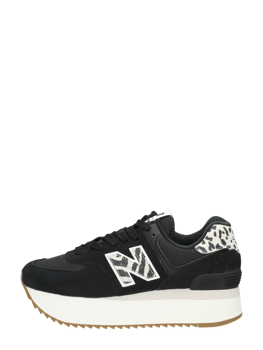 new balance - Zapatillas Casual De Mujer 574+ - Negro