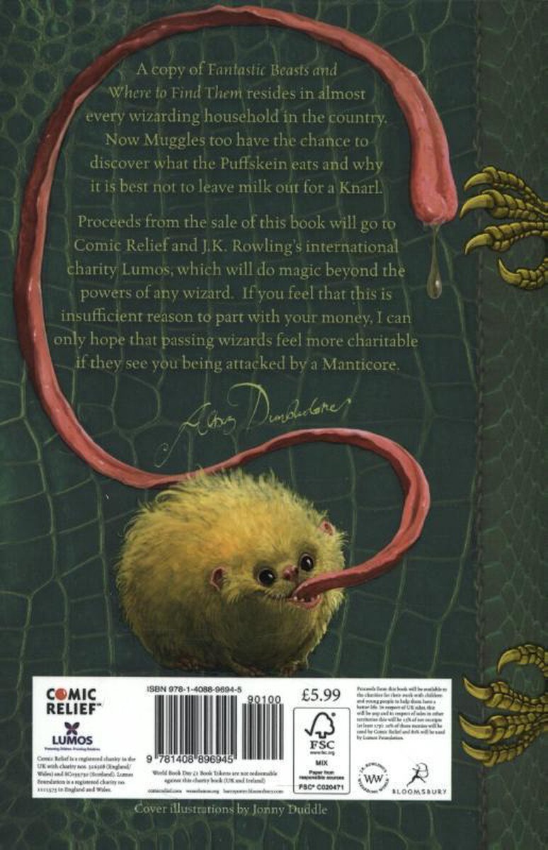 Bloomsbury Fantastic Beasts and Where to Find Them