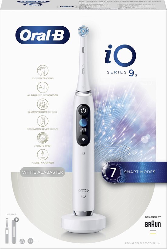 Oral B iO 9s Elektrische Tandenborstel - Wit