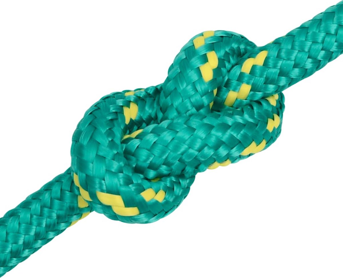 Vidaxl Boottouw 16 Mm 250 M Polypropyleen - Groen