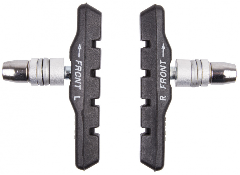 Hi-point remschoenen V-Brake 72 mm per set - Zwart