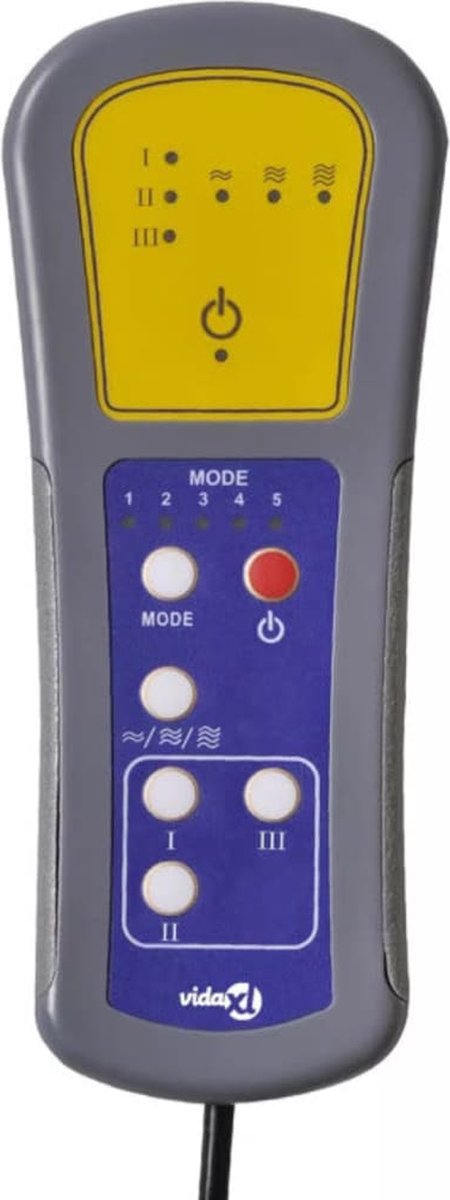 Vidaxl Sta-op-massagestoel Elektrisch Verstelbaar Stof - Bruin