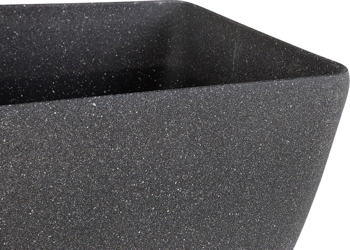 Beliani Zeli - Plantenbak Voor Buiten--polyresin, Stenenmix - Grijs
