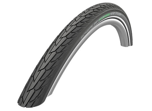 Schwalbe buitenband Road Cruiser 24x1.75 (47-507) reflectie - Zwart