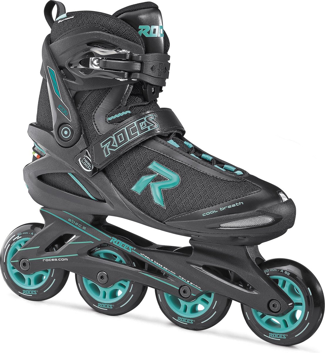 Roces Inlineskates Icon W Dames/aqua Maat 37 - Zwart